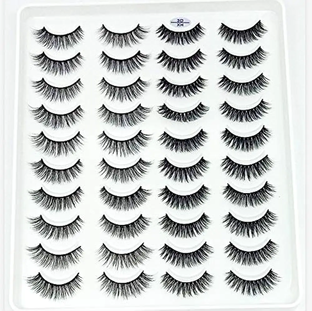 Full stray with 3 5 20 pair of Eyelashes 3D Silk Mink lashes Private Label  Package Box Teelash from Vietnam