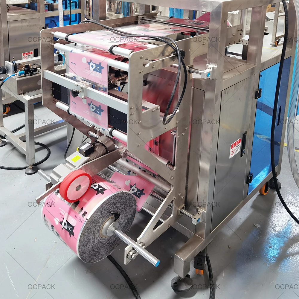Automatic sunflower seed pouch oil filling machine cooking oil plastic bag packing machine