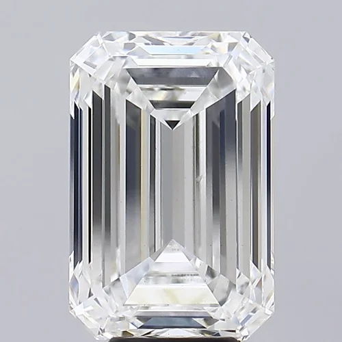 CVD Emerald 8.07ct F Color VS1 clarity Emerald Cut Diamond Lab Grown Diamond White Color IGI Certified 585391570