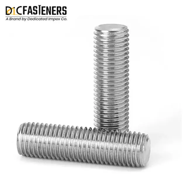 DIN975 High-Quality Stainless Steel Galvanized Screw Threaded Rods: 304, 316, A2-70, A4-70