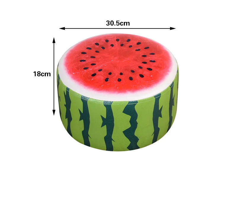 creative fashion design fruit series of watermelon orange kiwi fruit kids sofas stool chair modern sofa for bedroom