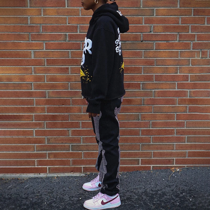 Cropped hoodie men oem manufacturer 100% cotton cut edge raw hem puff printing custom mens hoodie