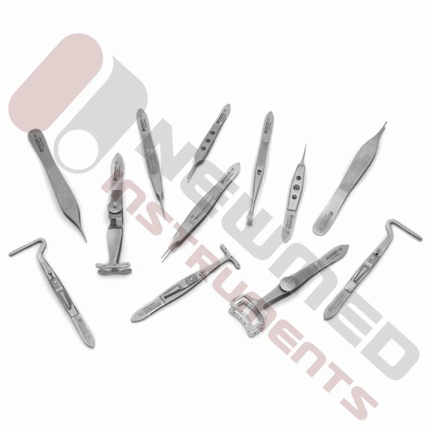 Набор инструментов для микрохирургии и блефаропластики из 30 штук набор глаз инструменты пластической хирургии щипцы