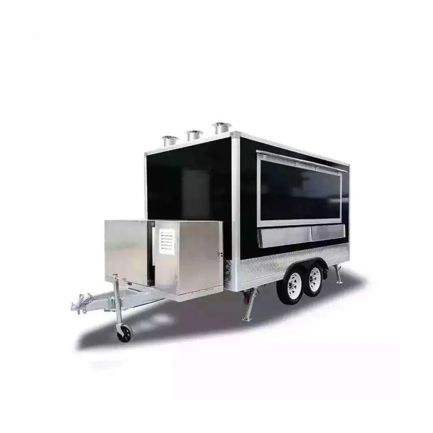 Multi-function Coffee Carts Food Trailer Mobile, Food Cart Ice Cream Mini Food Truck