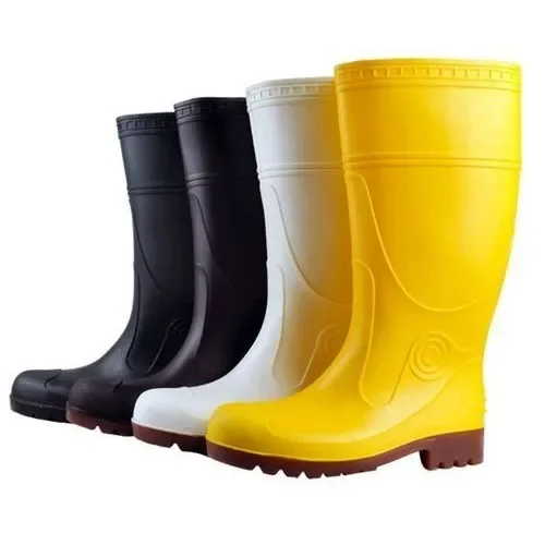 Building Construction Rubber Safety Boots Wholesale Logo Size As Per Customer Demands