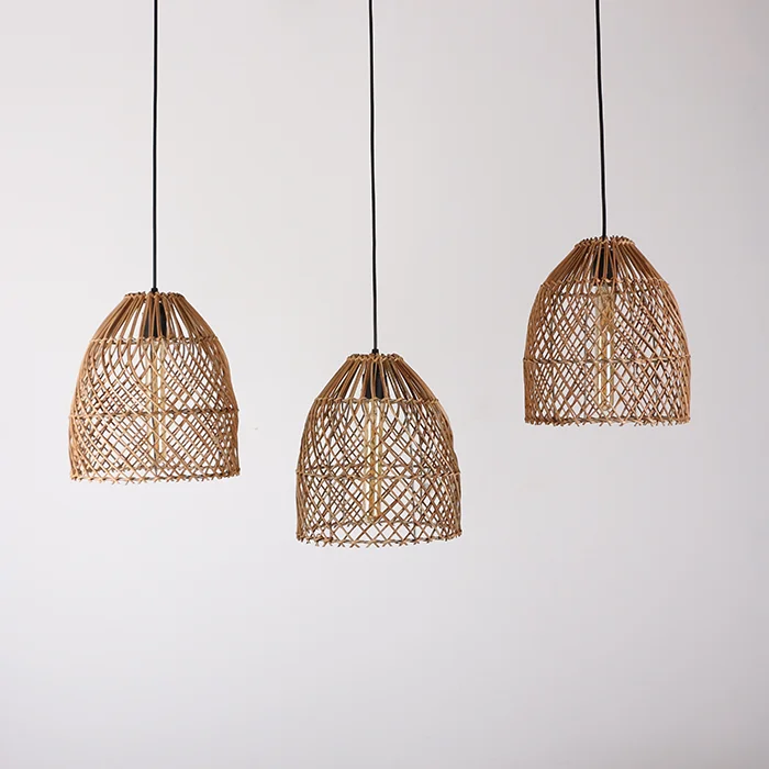 Vietnam high quality products teahouse home decor rattan lighting pendant marble pendant light contemporary pendant lighting