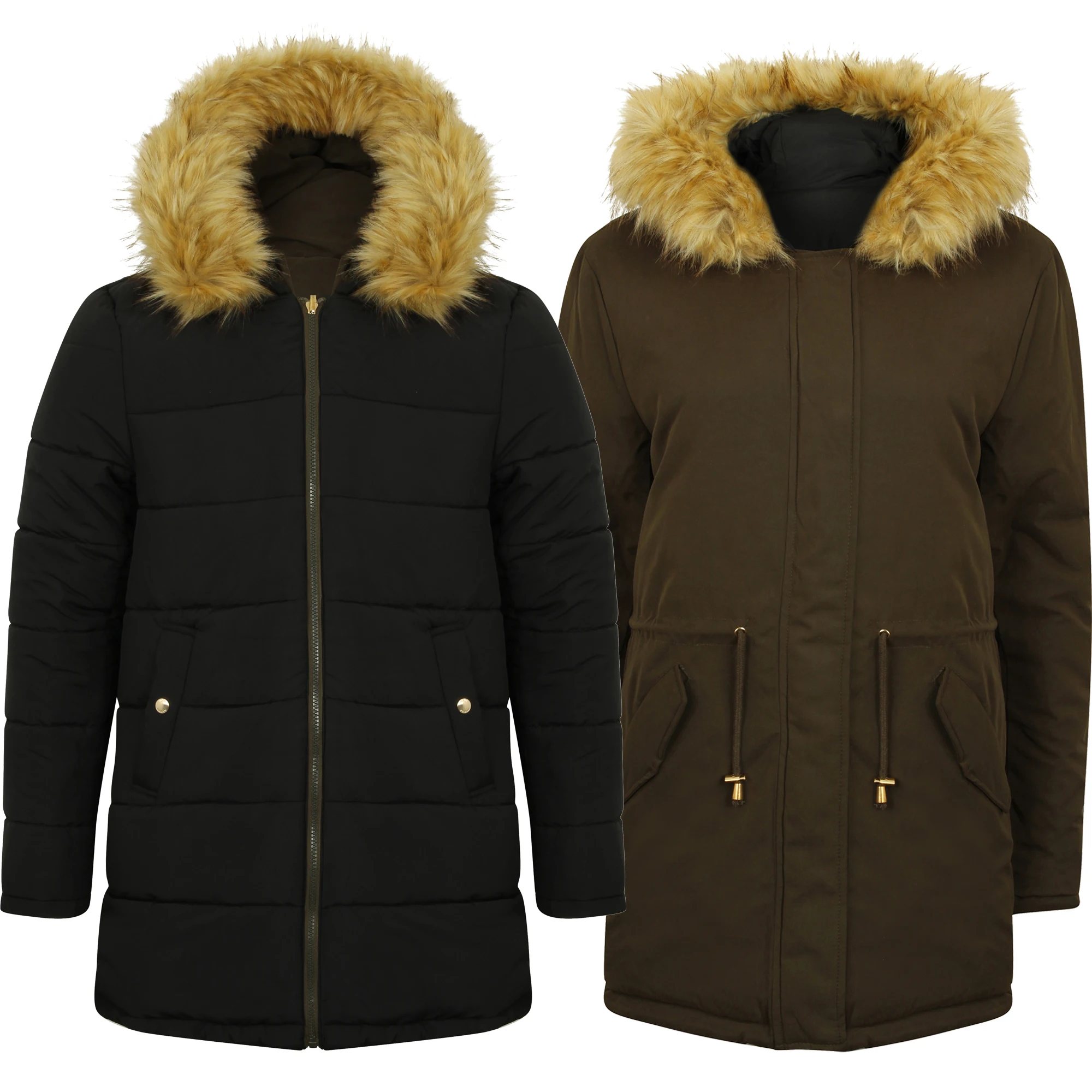 New Design Lady Warm Parka Winter Women Jackets Polyester Windbreaker Coach Jackets Parka Women Winter Coats Long Cotton Casual