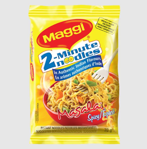 Лапша Maggi 2 минуты Masala, 70 граммов в упаковке (2,46 унции)- 12 ПАК