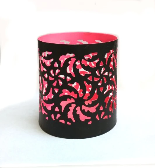 T-Light Lamp Stand Buddha Tree Votive Holder Metal Steel Aluminium Carved Candle Stand Holder Ying Yang Om  Flower of Life