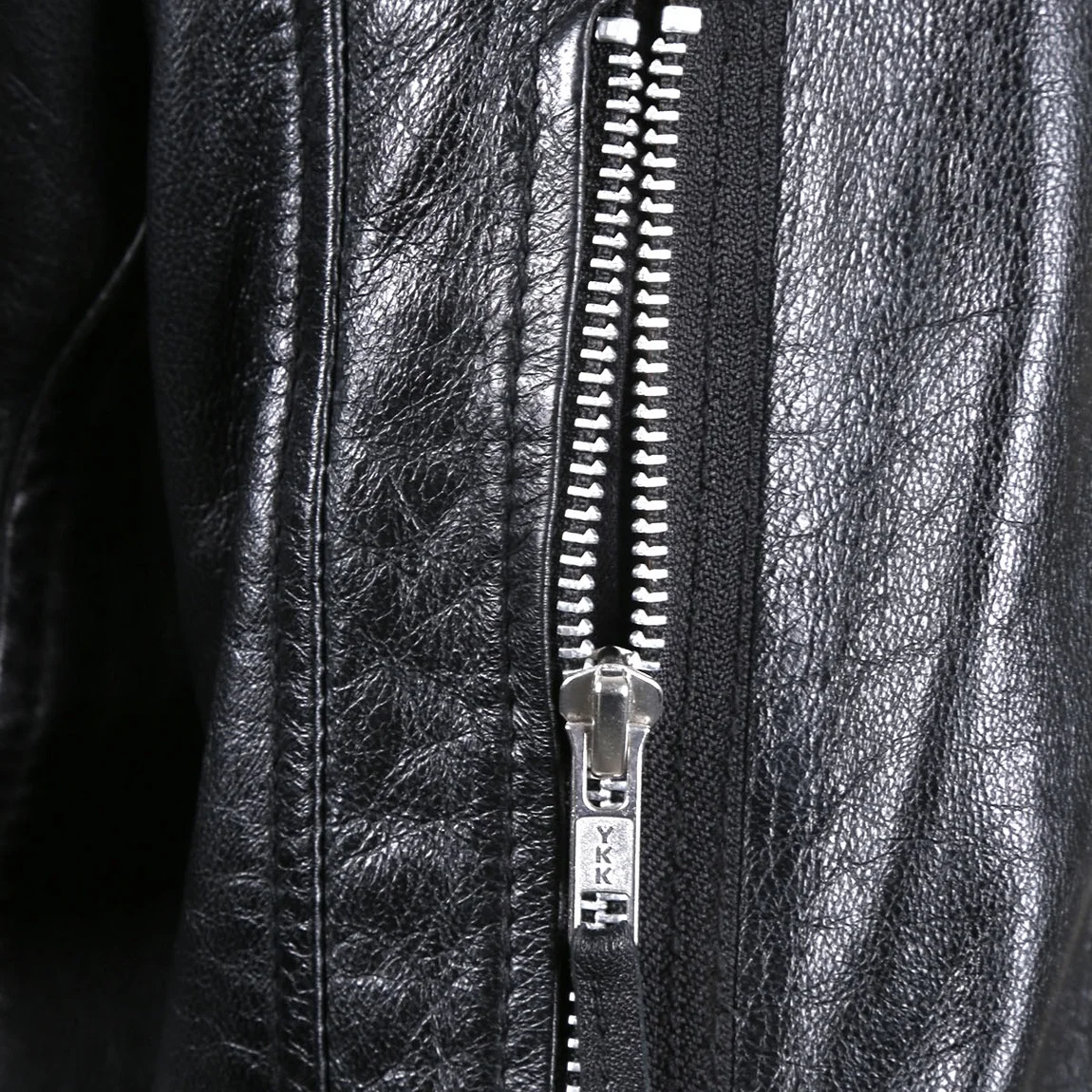 Mens Pockets Leather Jackets Long Sleeve Cruise Man Leather Jacket Leather Slim Fit Riders Zipper Jacket