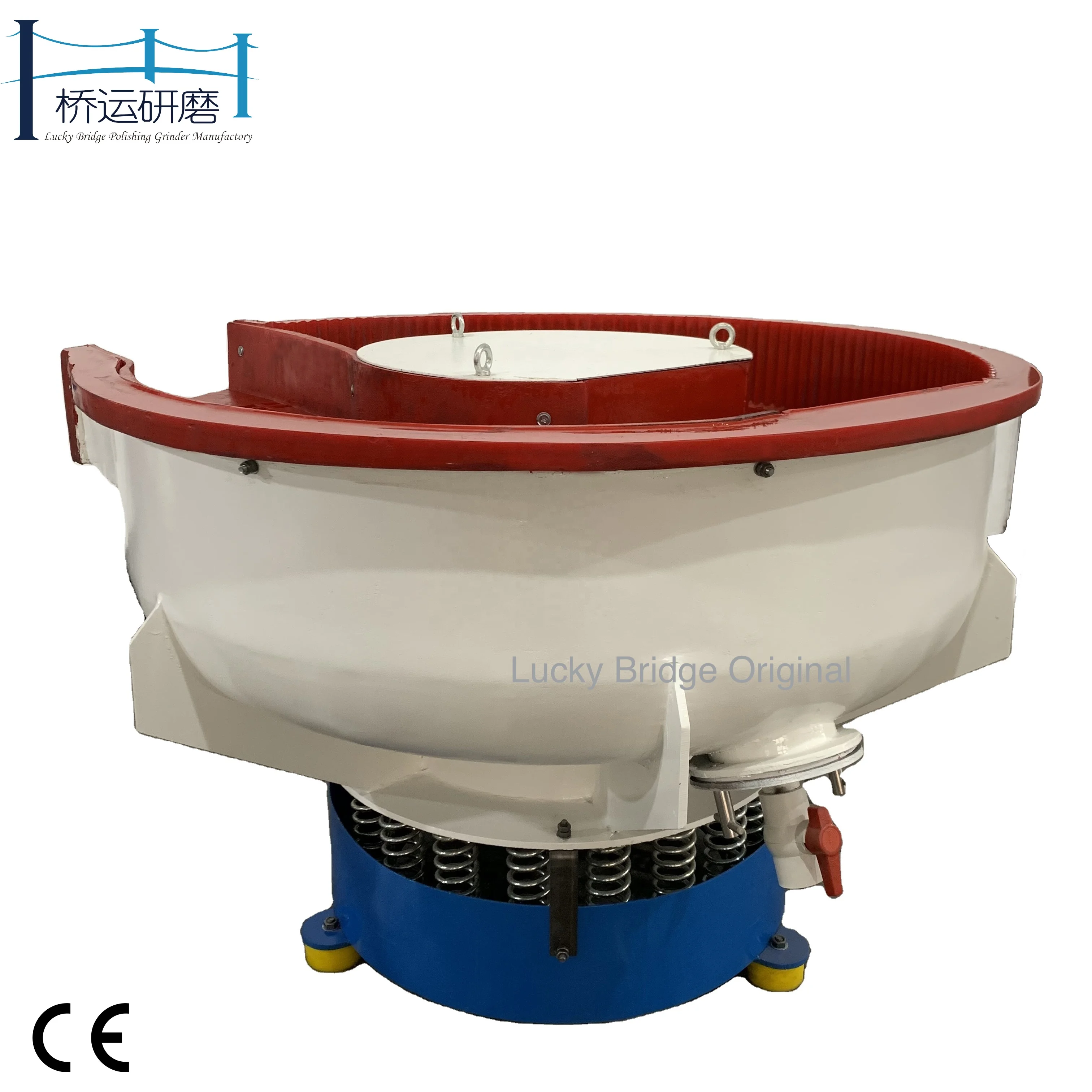 SWS400Ltrs 14.1Cuft Access is EZ Raytech Kramer Valve Covers Polishing Vibratory Deburring Finishing Tumbler