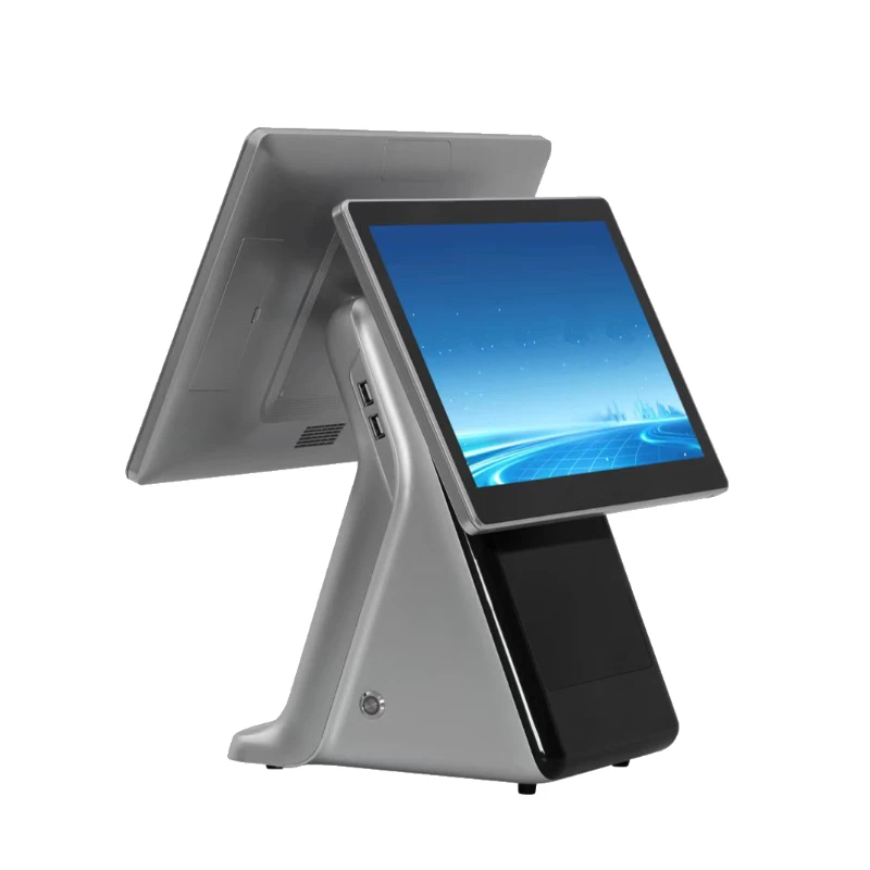 Pos manufacturers full set all in one pos system cash registers built in 80mm receipt printer android pos terminal
