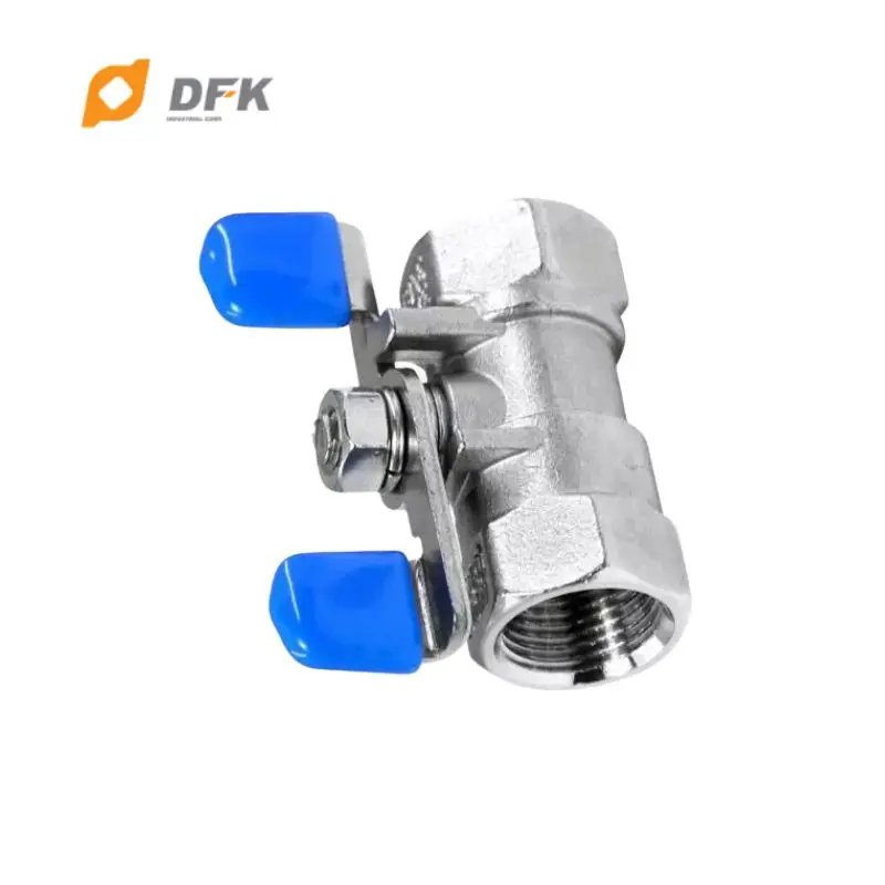 SUS Butterfly Valve Handle Control Female Ball Valve