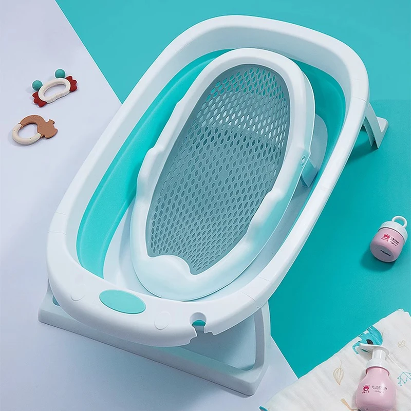 Hot Selling Baby Bathtub Pad Baby Bath Seat Floating Water Pad Newborn Support Seat Mat Foldable