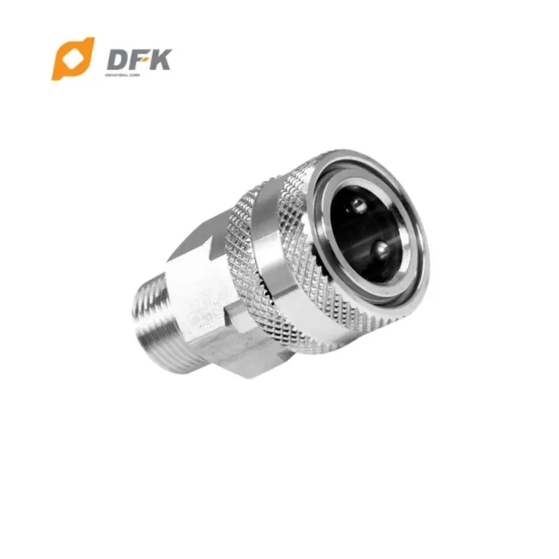 Прямой сквозной быстроразъемный соединитель Штекерный разъем