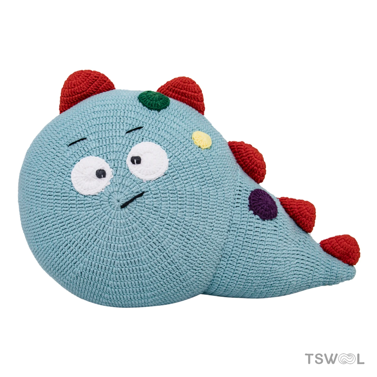 Super cute animal-shaped woolen pillow backrest decoration gift.