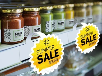 Small foot-print sticker and labels on Xenons 0.6m 1.3m printer and cutter printing machine