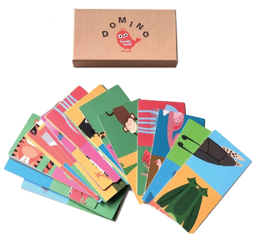 New hot sell Domino game for kid play and learn
