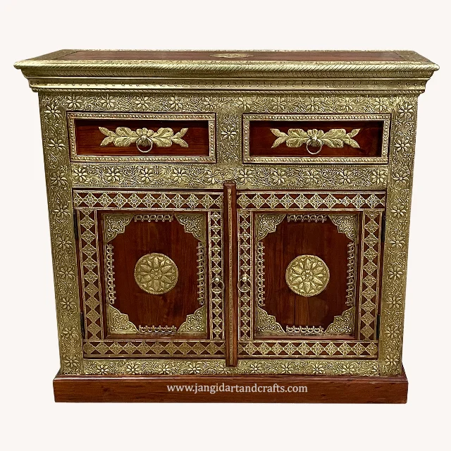 Living Room Food Buffet Display Nordic Buffet Cabinet Wooden Luxury Sideboard Handmade Furniture Manufacturer Exporters India