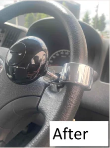 Universal Tractor Steering Wheel Knob Handle Bearing Crystal Material for Truck Wood Car Driving