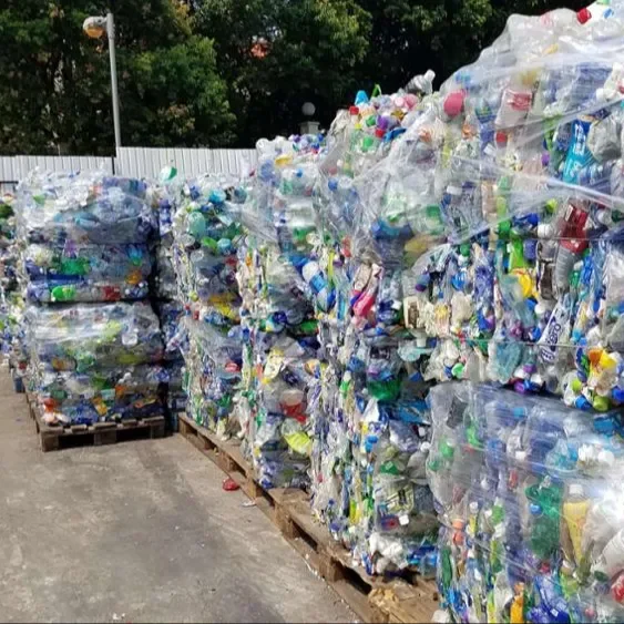 100% Clear Recycled Plastic Scrap/ PET Bottle Scrap in 200kg Bales