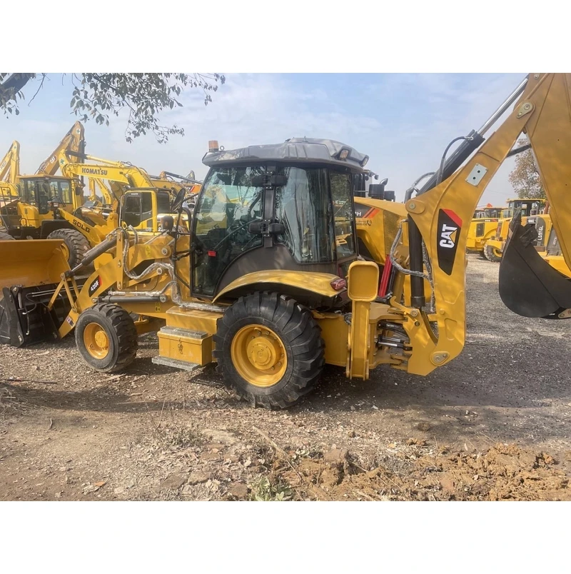 Backhoe Loader 4 Wheel Drive 90% New Tractors 4x4 Tractor Cat420f 420e Earth Moving for Sale