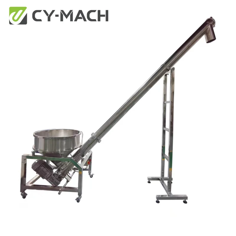 Угольный шнековый конвейер пищевой