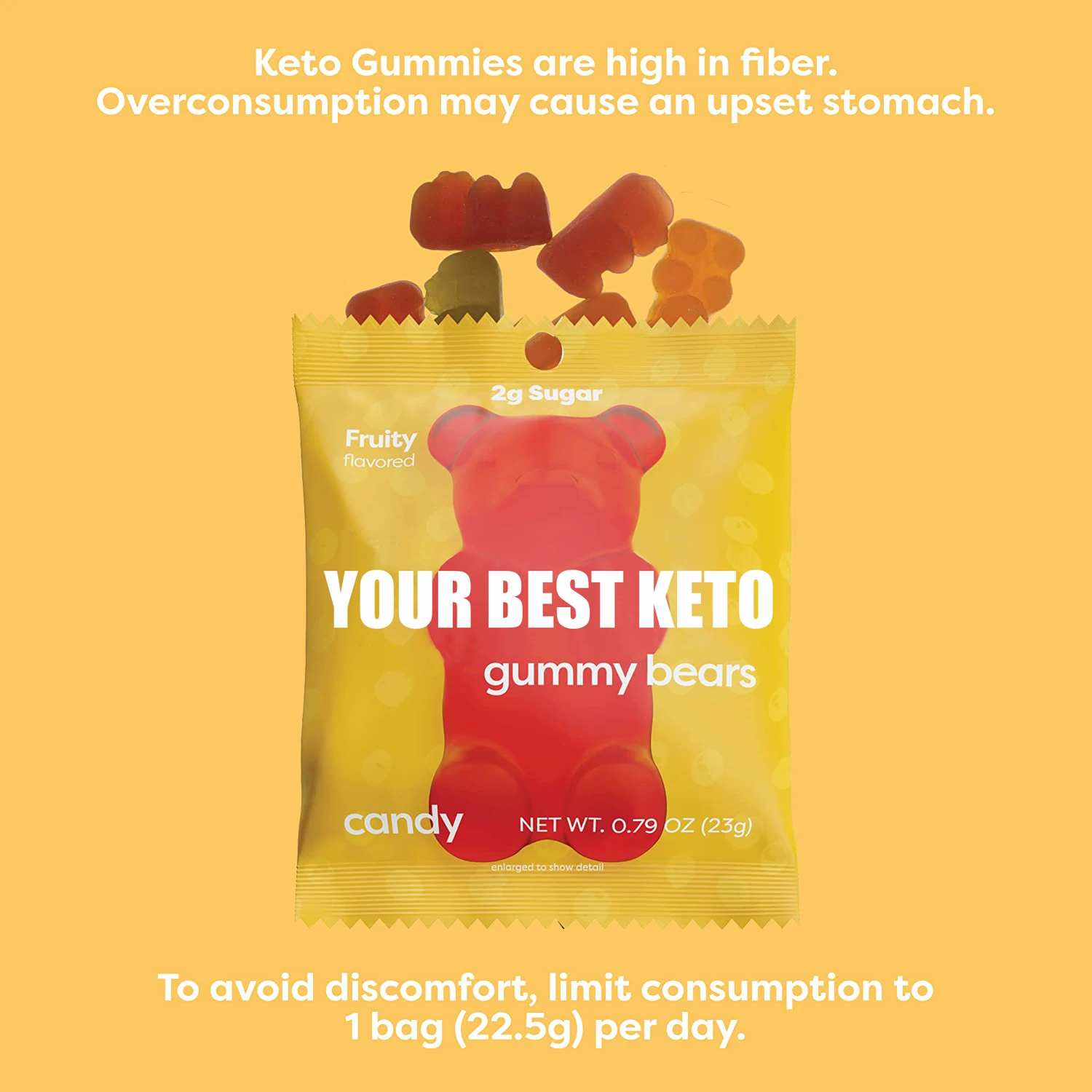 100% vegan sugar free keto candy gummies for weight management