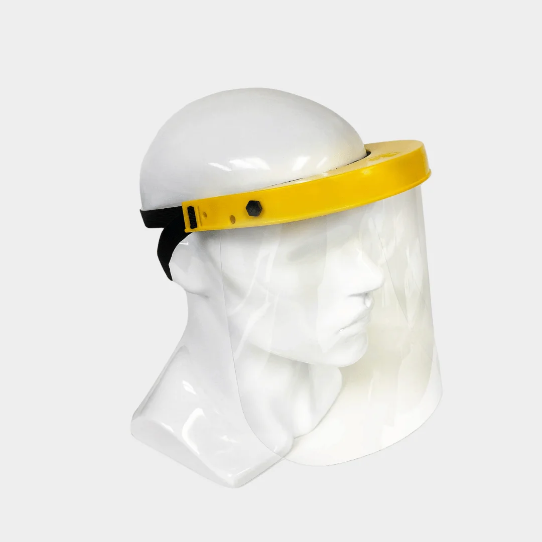 Durable Clear Face Shield With Removable Feature
