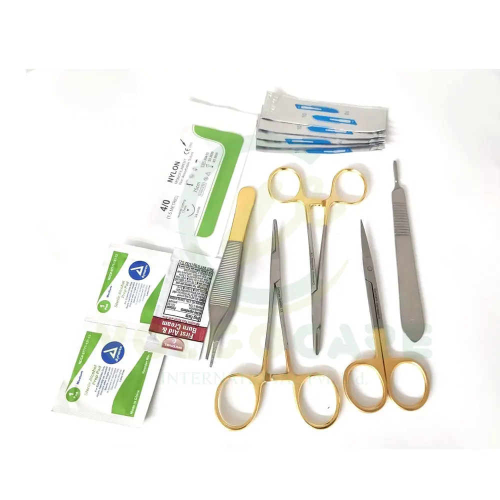 Wholesale Basic Surgical Suture Kit First Aid Set Emergency Kit Trauma Survival Pack In Unique Style