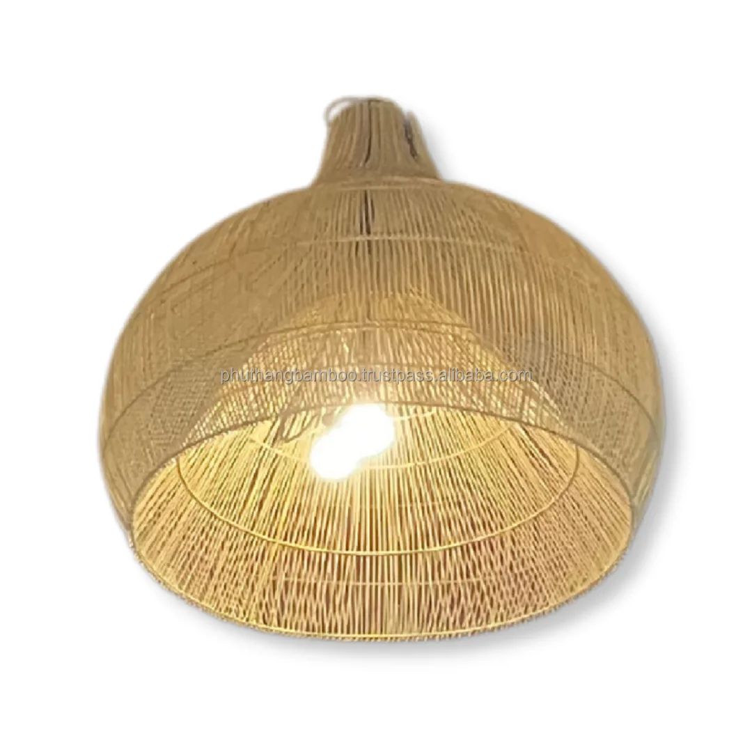 Rattan & bamboo Lamp Cover & Shades Brown Handicraft Lantern wholesale price Low MOQ Hot Selling