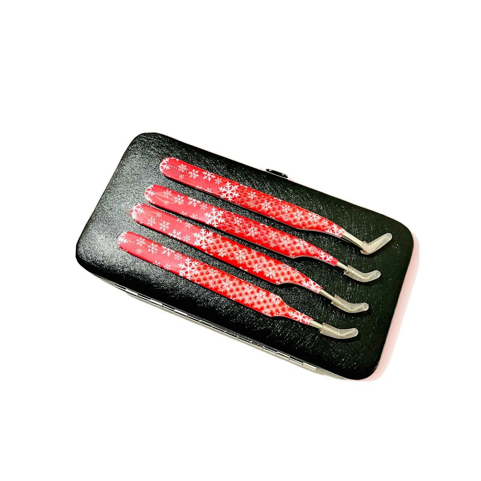 Wholesale Beauty Custom Label Volume Extension Pointed Eyelash Tweezers Best Quality OEM Design