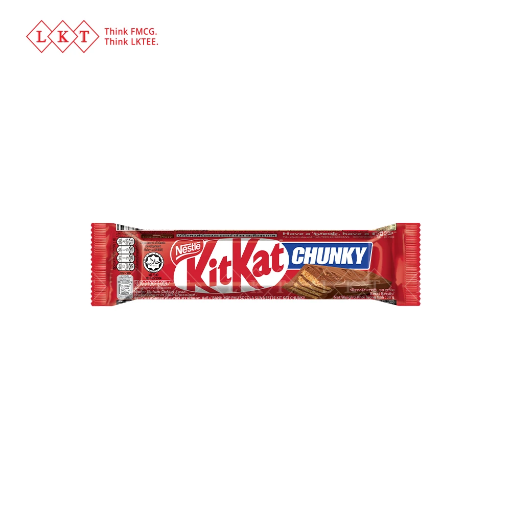 Kit Kat Chocolate Chucky 38G 2 Finger Flow Wrap Sharebag Confectionary Wafer Exotic Snack Authorized Distributor Malaysia
