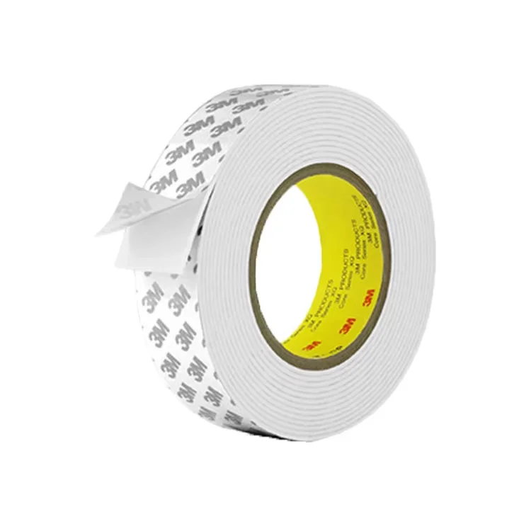 die cutting customized  Heat-Resistant sided white 3M CIP66  pe foam double-sided tape