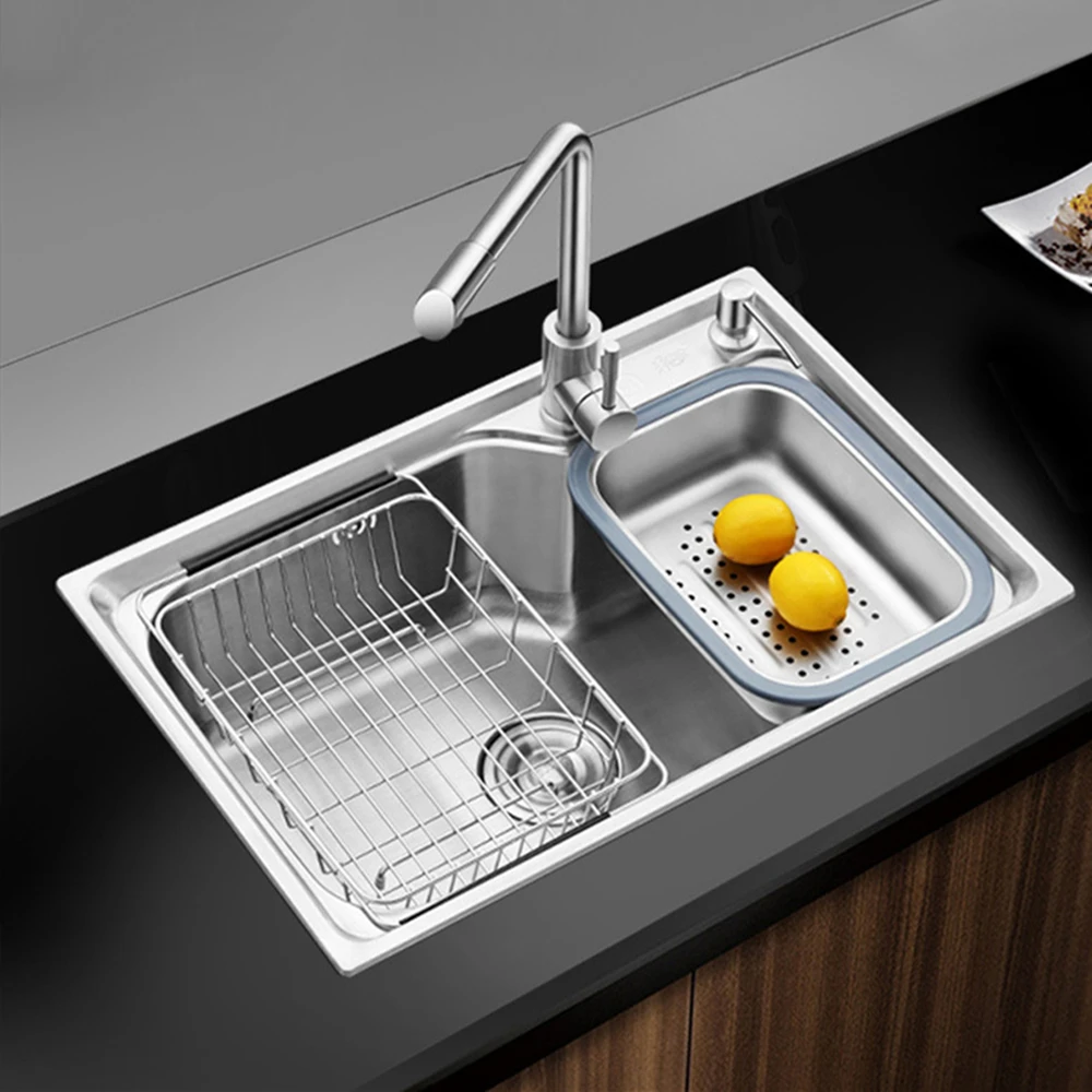 Adjustable Dish Drainer Rack Kitchen Over The Sink Dish Drying Rack