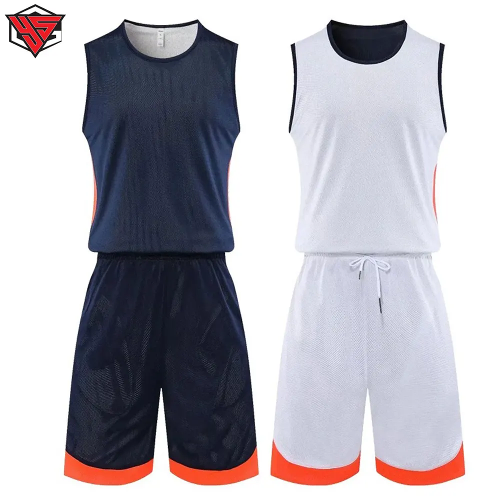 Sportswear Basket Ball Jersey/Short Set Reversible Tackle Twill Basketball Uniform With Customized Pattern
