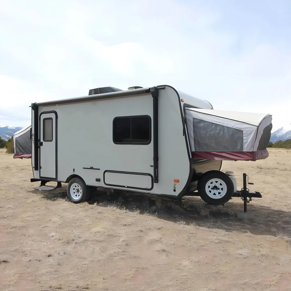 2024 Profile Steel Structure Australian Standard Fibreglass Wall Travel Mover Caravan with Quality Furniture