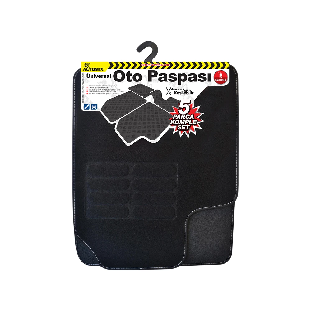 Universal Carpet Car Mat Metalized Heel Support 3D Car Mat Carpet Car 5 Pieces Rubber Covers All The Models