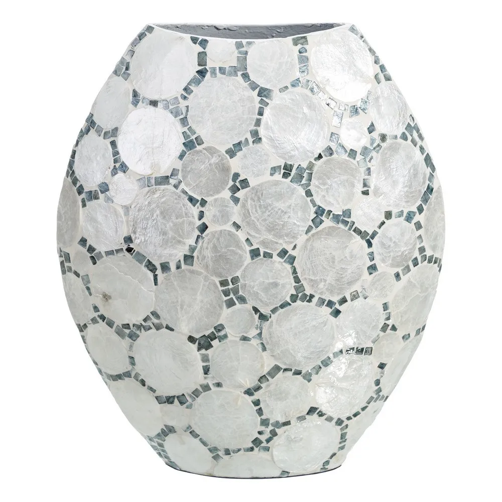 Essential for your house manufacturing mother of pearl table vase MOP flowers vase for home decoration