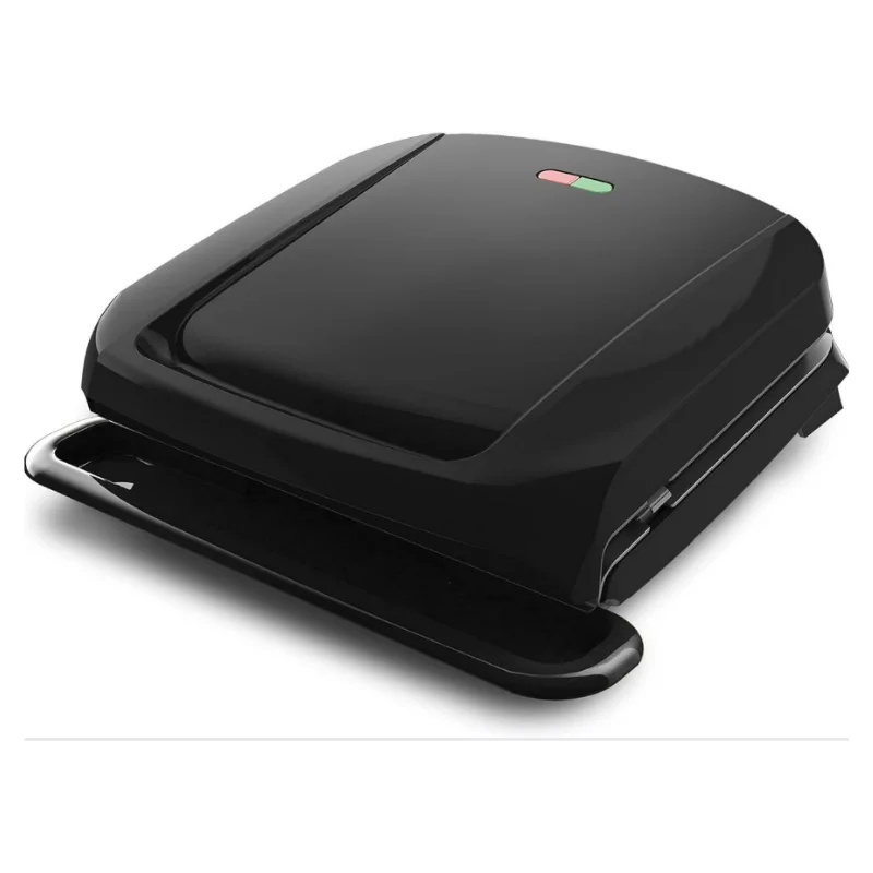 WHOLESALE 4-Serving Removable Plate Electric Grill and Panini Press, George Tough Non-Stick Coating, Drip Tray Catches Grease