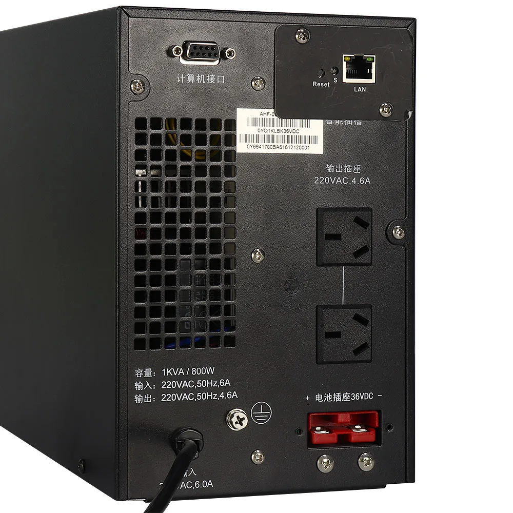 Factory Price Best Standard 1kva 2kva 3kva customize output power factor 0.8 pure sine wave online ups