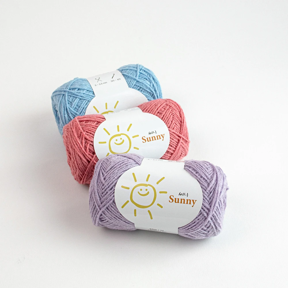 Sunny (45g) knitting crochet yarn blanket