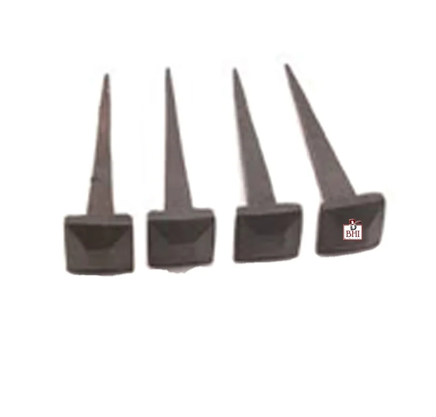 High Quality Handmade Forged Medieval Style Vintage Nail Wrought Black Iron Nail Wood Crafts Door Furniture