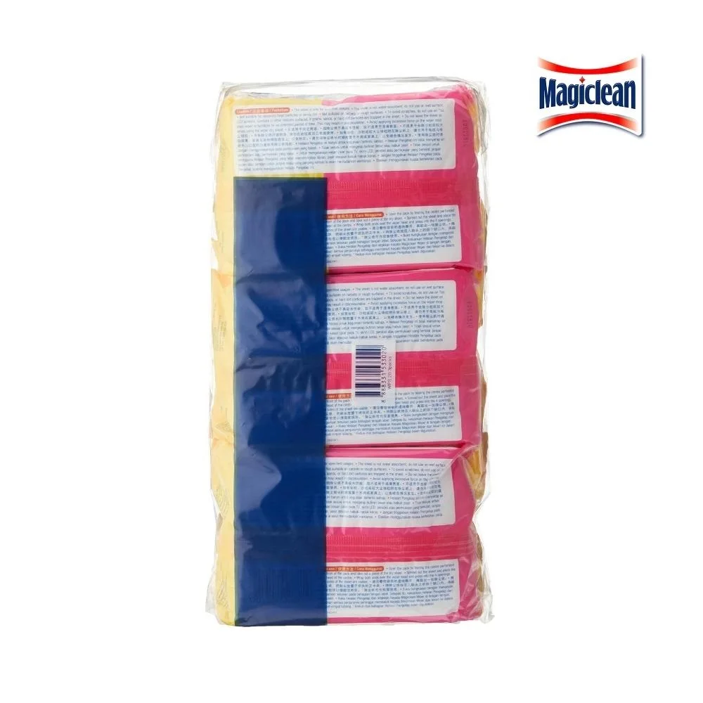 Household Floor Cleaning Microfiber Wiper Dry Sheets V.Pack 3X20s for the Mop Made in Japan for Ceramic, Wood, Vinyl Surfaces