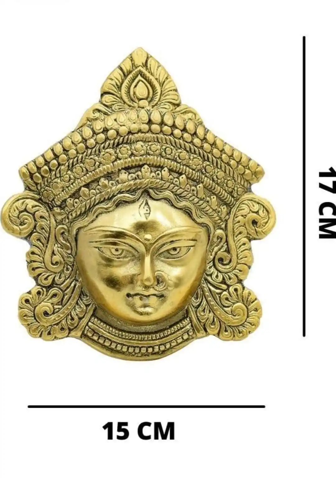 Shri Durga Mata лицо для настенного подвешивания/Durga Maa лицевая маска настенная удачи успеха и процветания.