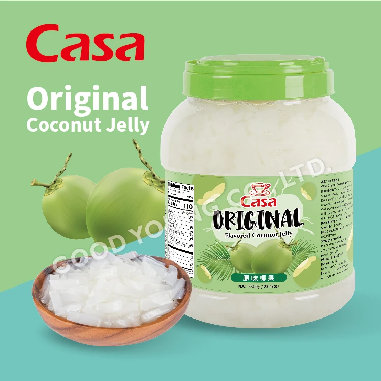 CASA Viet Nam Nata De Coco Fruit Coconut Jelly With Good Young Tea Ingredients
