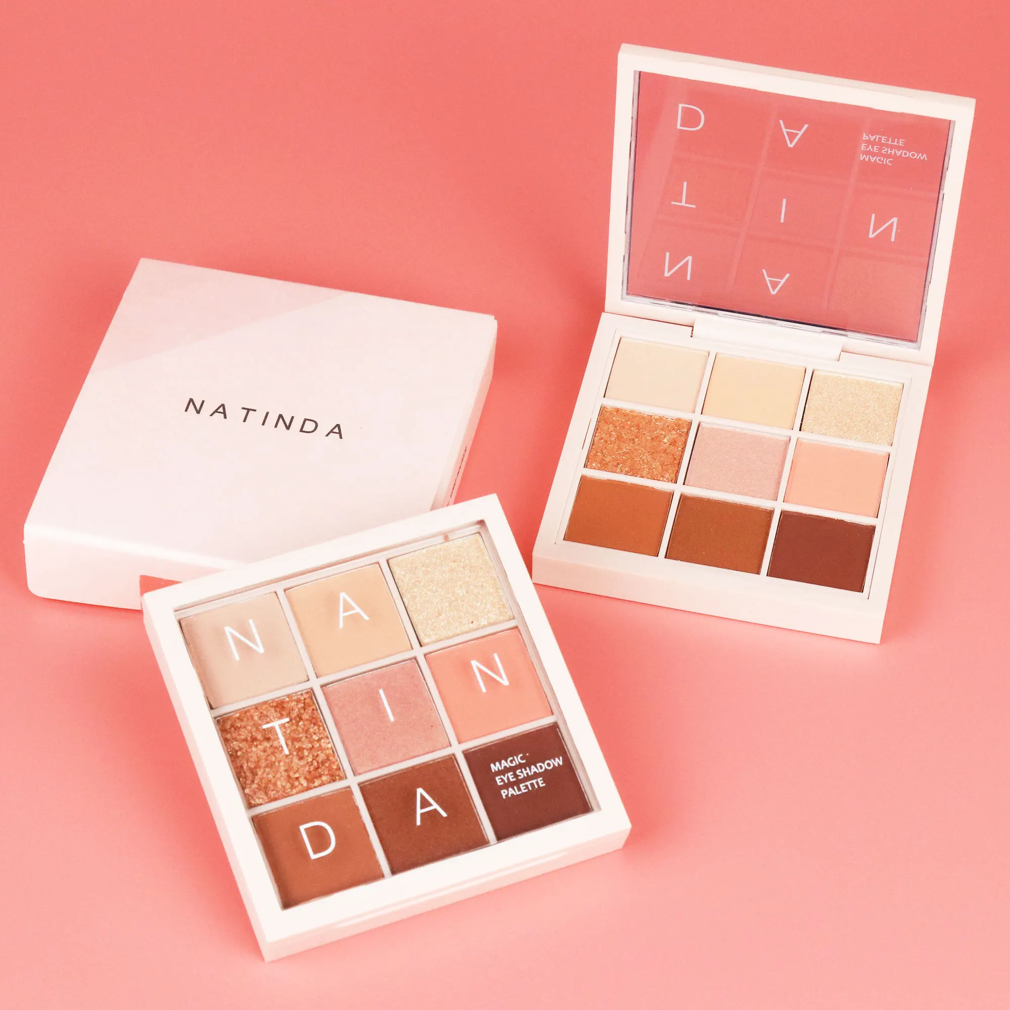 NATINDA Magic Eye Shadow Palette Korean Beauty Cosmetics offering wholesale makeup sets professional long lasting eye shadow