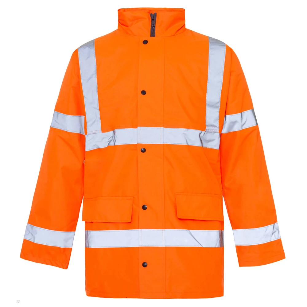 Reflector Jackets Reflective Road Winter Safety Jackets For Construction with Multiple Pockets with quality