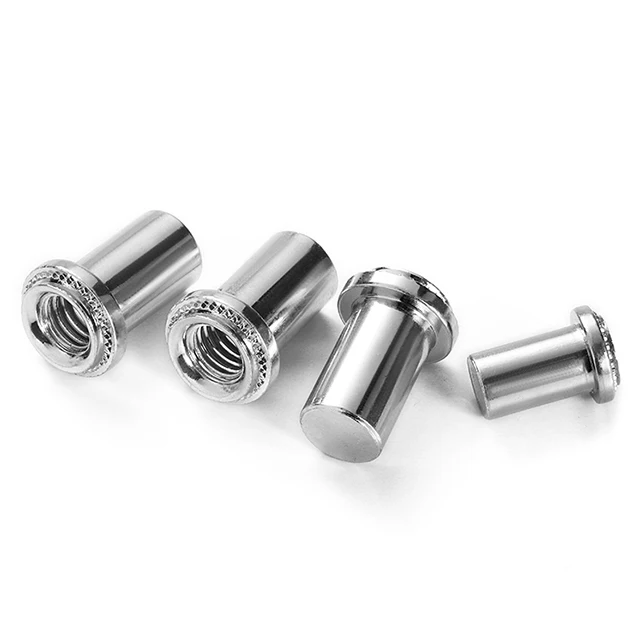 6 #8 # дюймов M3 M4 M5 M6 с половинной резьбой углеродистая нержавеющая сталь круглая Шестигранная плоская головка водонепроницаемые самозажимные гайки