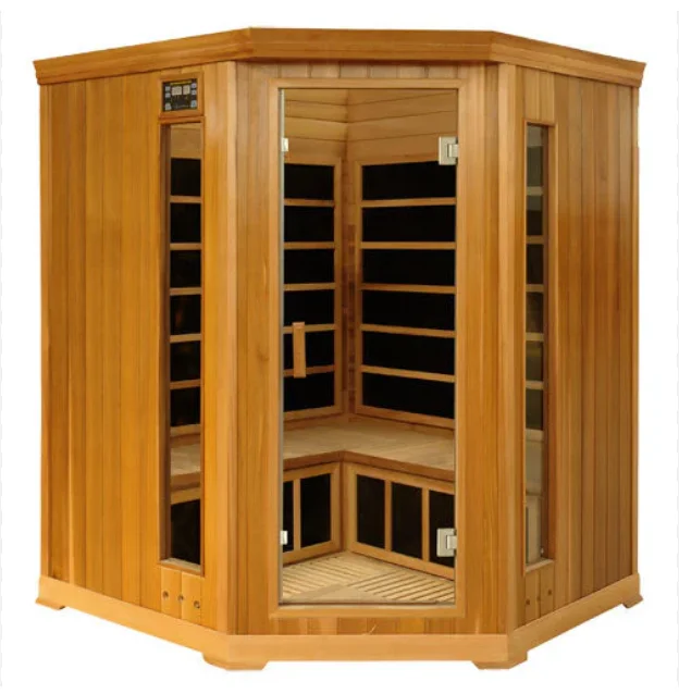 Good Quality 4 Person room Wooden Outdoor Fir Far Infrared Sauna